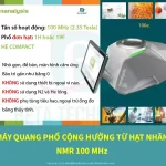 Máy Quang Phổ Cộng Hưởng Từ Hạt Nhân Để Bàn NMR Tần số 100MHz