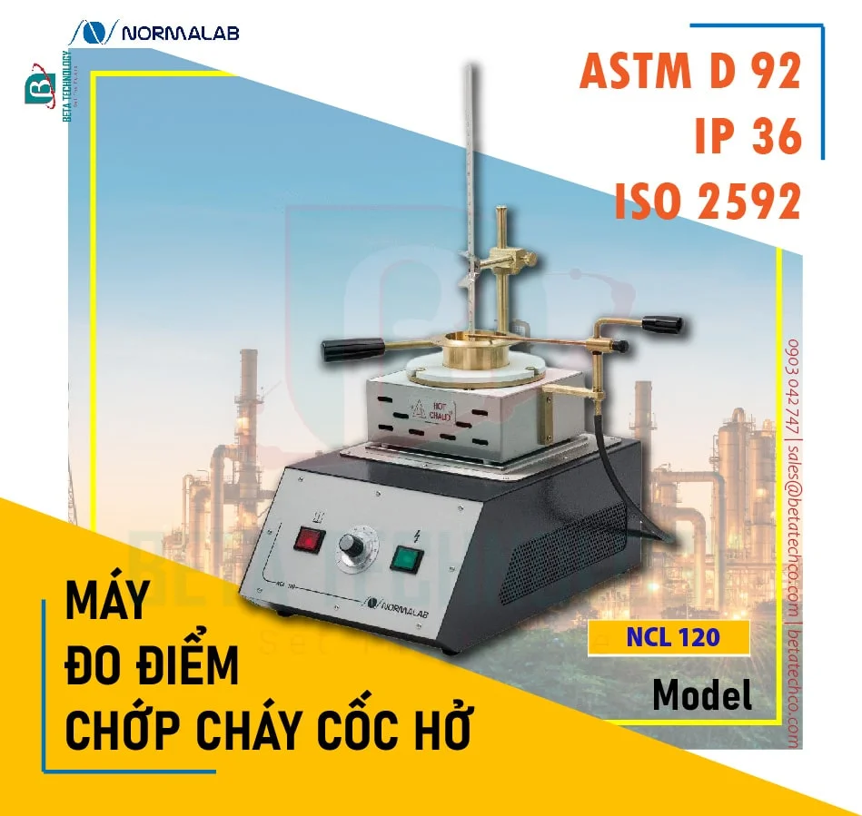 Máy đo điểm chớp cháy cốc hở ASTM D 92