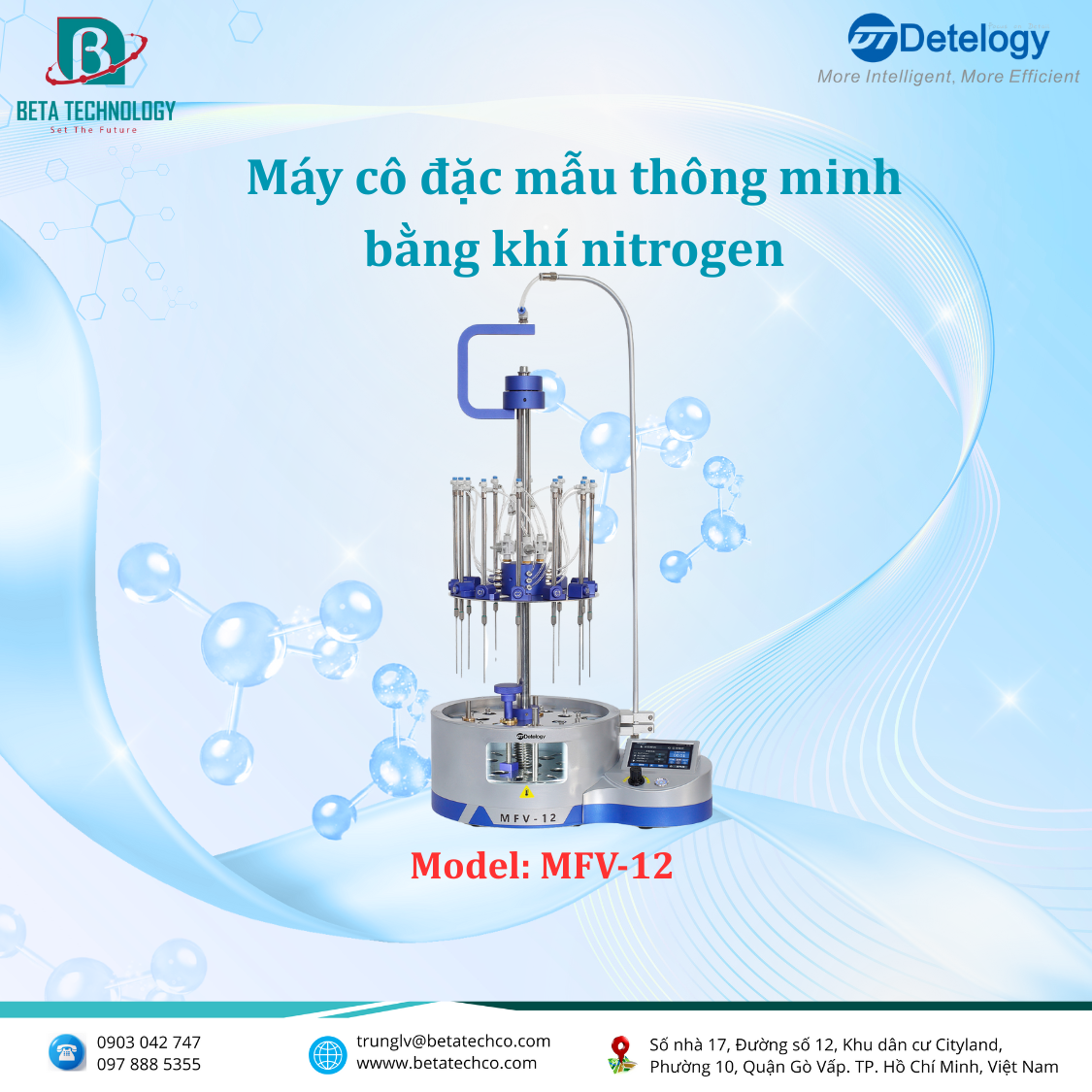 Máy cô đặc mẫu bằng khí nitơ 12 vị trí – Hình ảnh thực tế thiết bị