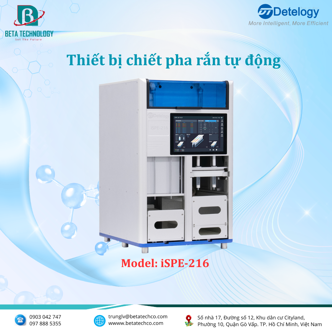 Thiết bị chiết pha rắn tự động