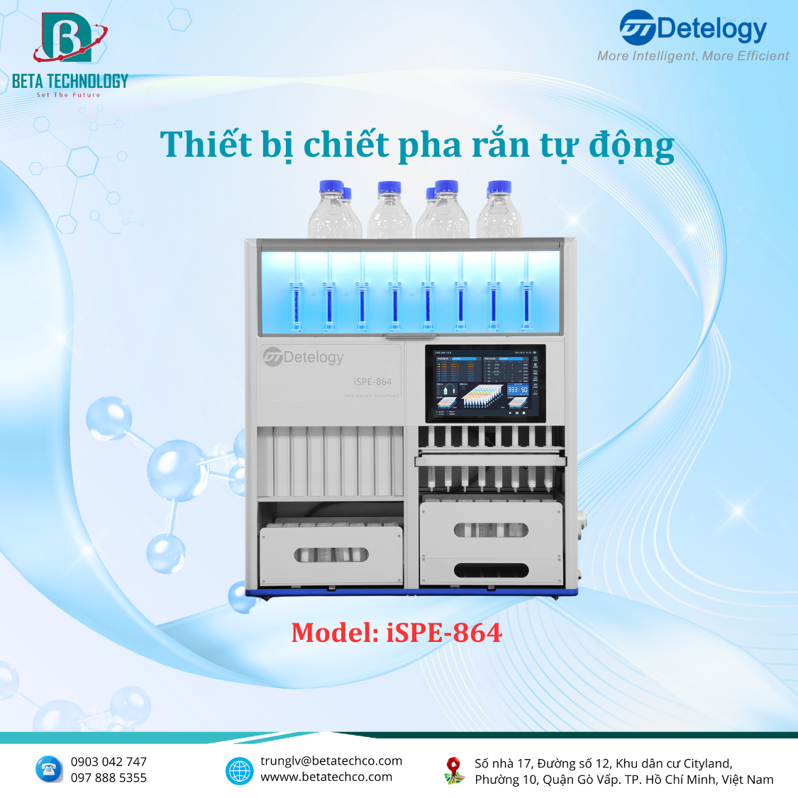 Thiết bị chiết pha rắn SPE tự động - phân tích mẫu chính xác