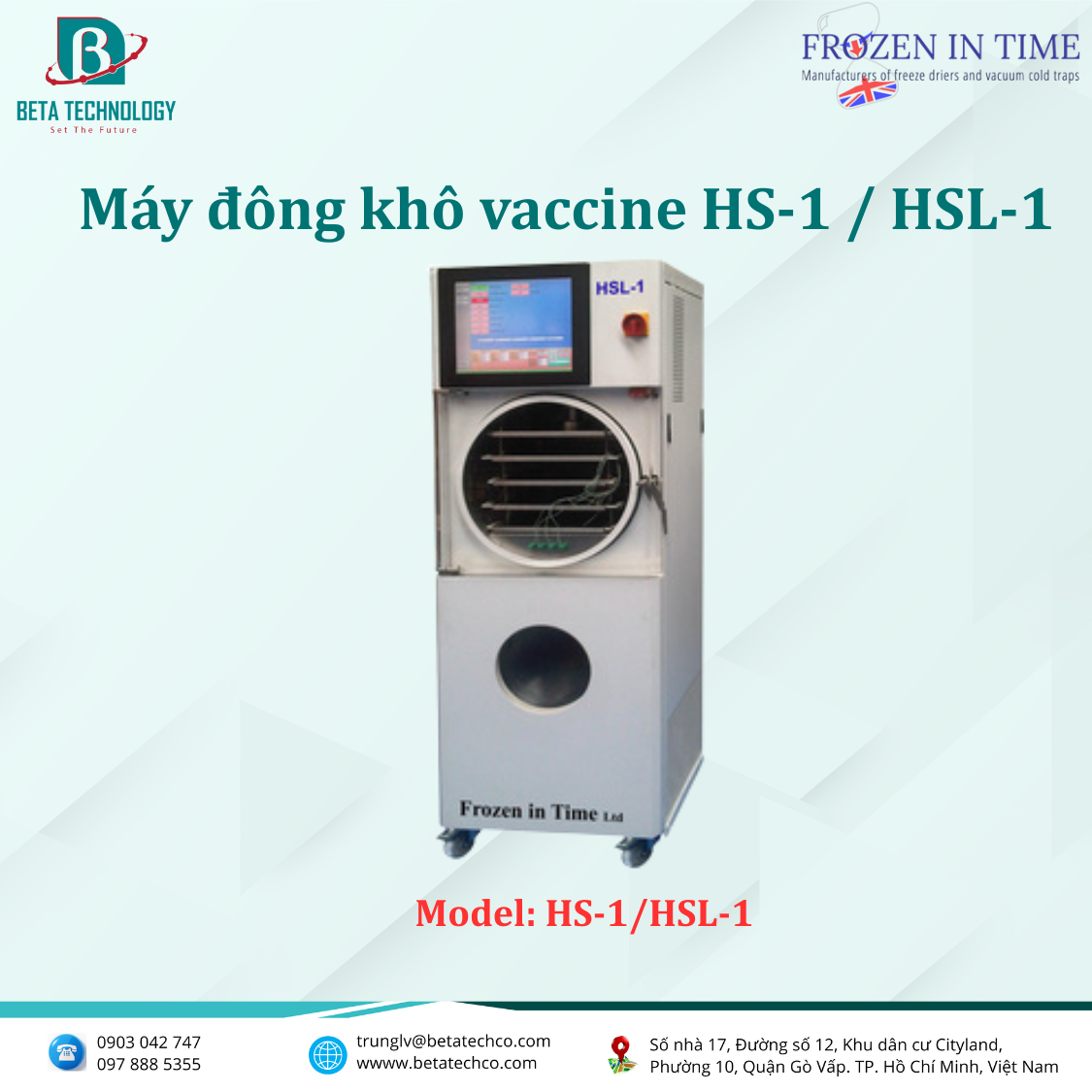 Hệ thống đông khô vaccine HS-1