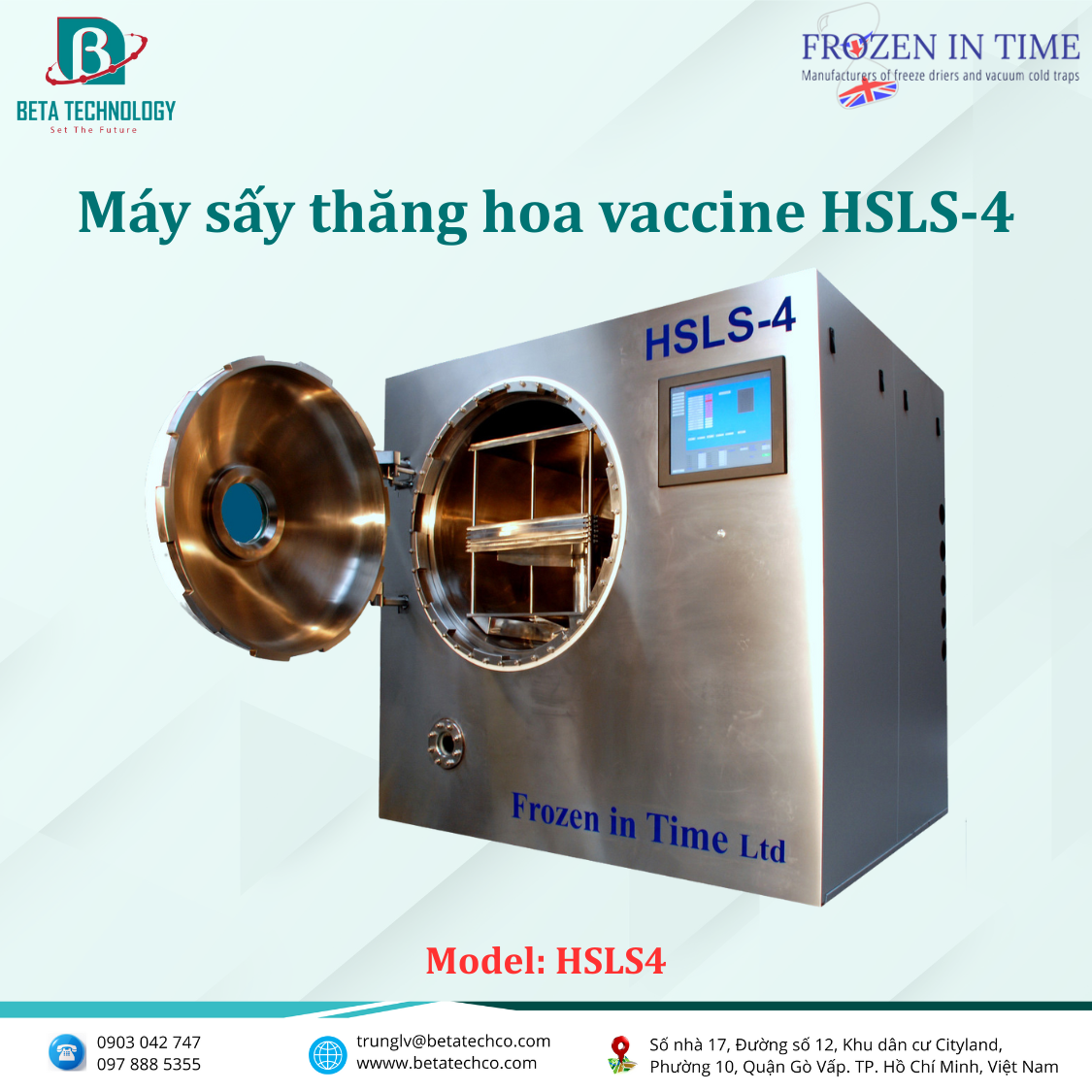 Máy sấy thăng hoa vaccine HSLS-4