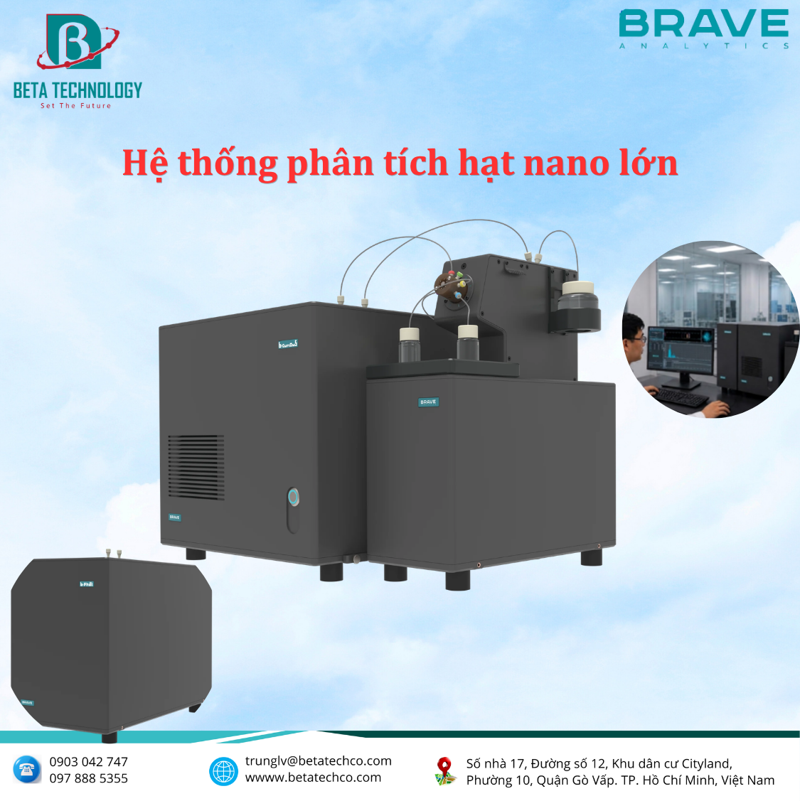Thiết bị phân tích hạt nano lớn