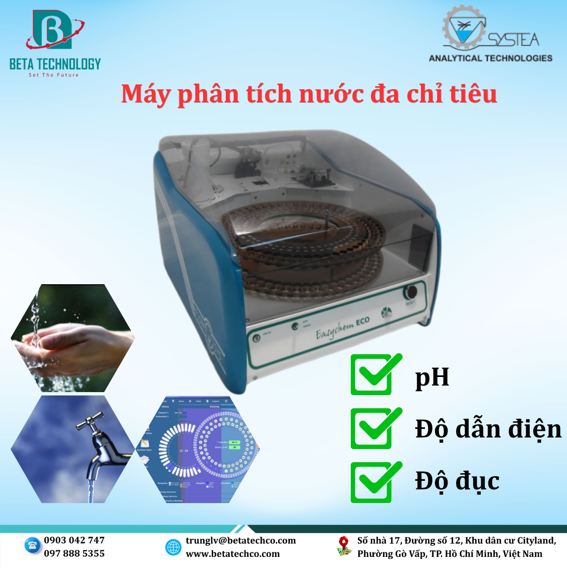 Máy phân tích nước đa chỉ tiêu