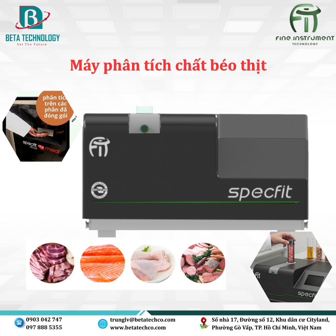 Máy phân tích chất béo thịt