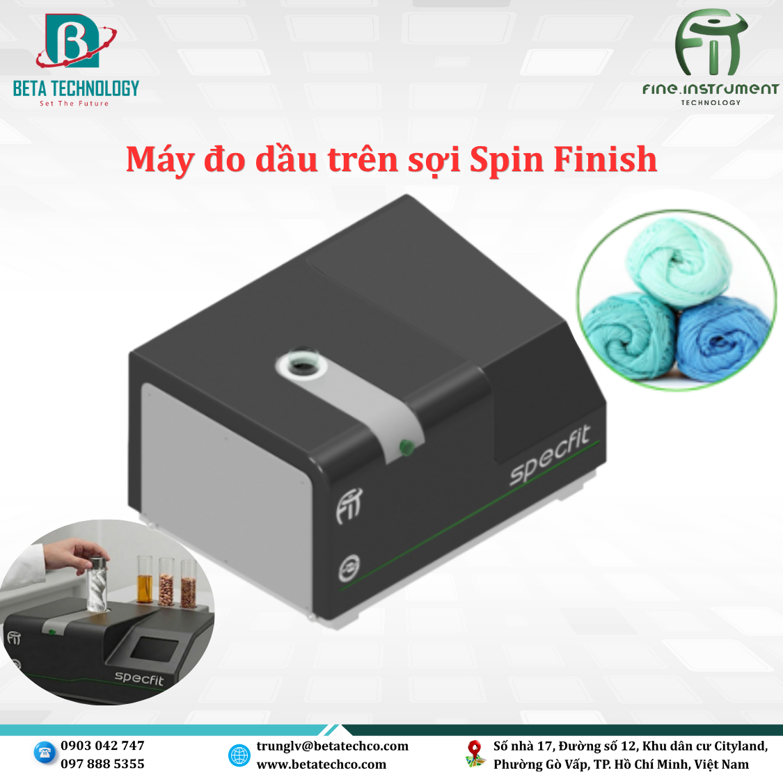Máy đo độ dầu trên sợi