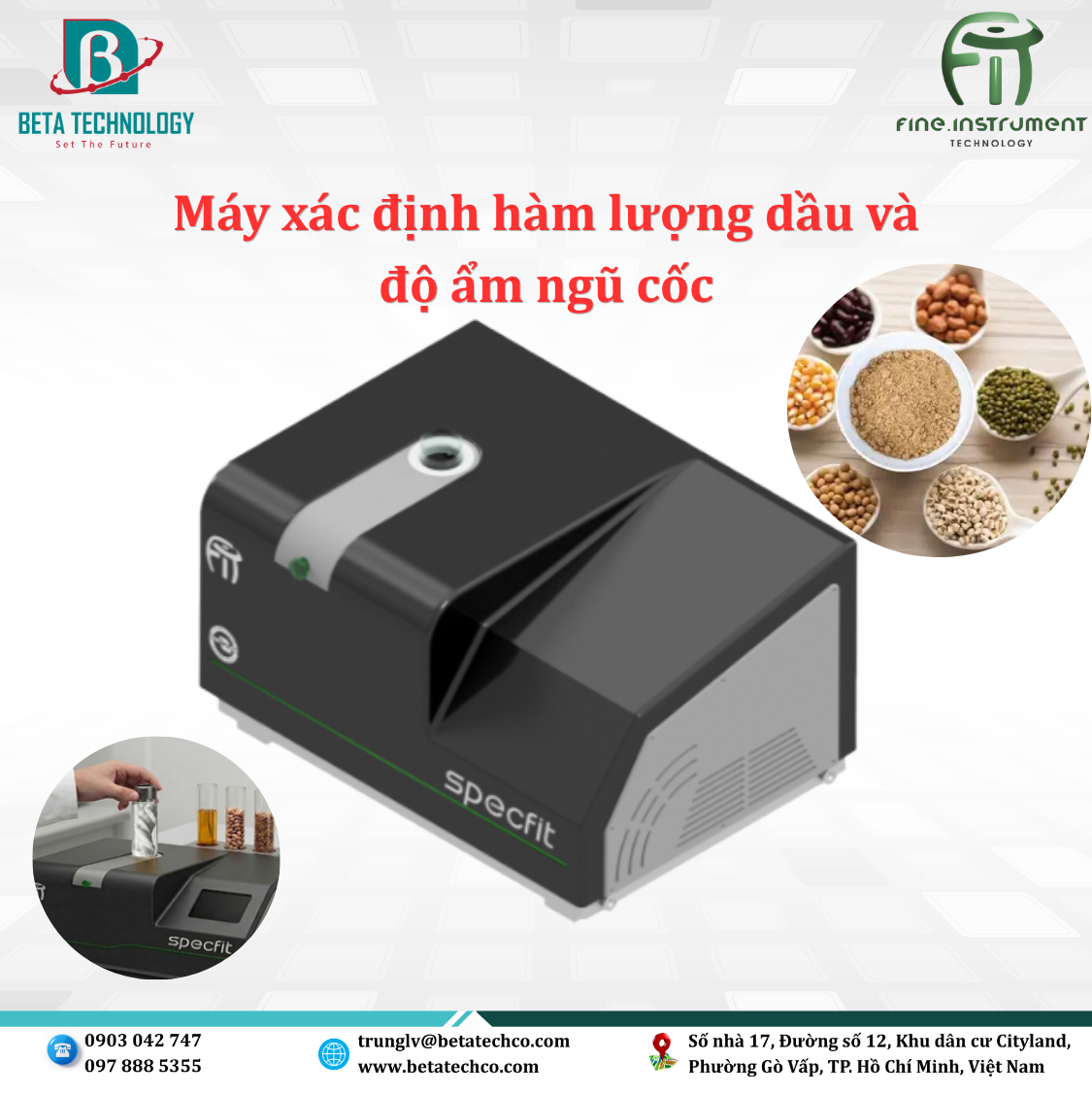 Máy xác định hàm lượng dầu và độ ẩm ngũ cốc