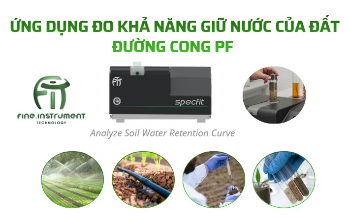 máy đo khả năng giữ nước của đất đường con PF
