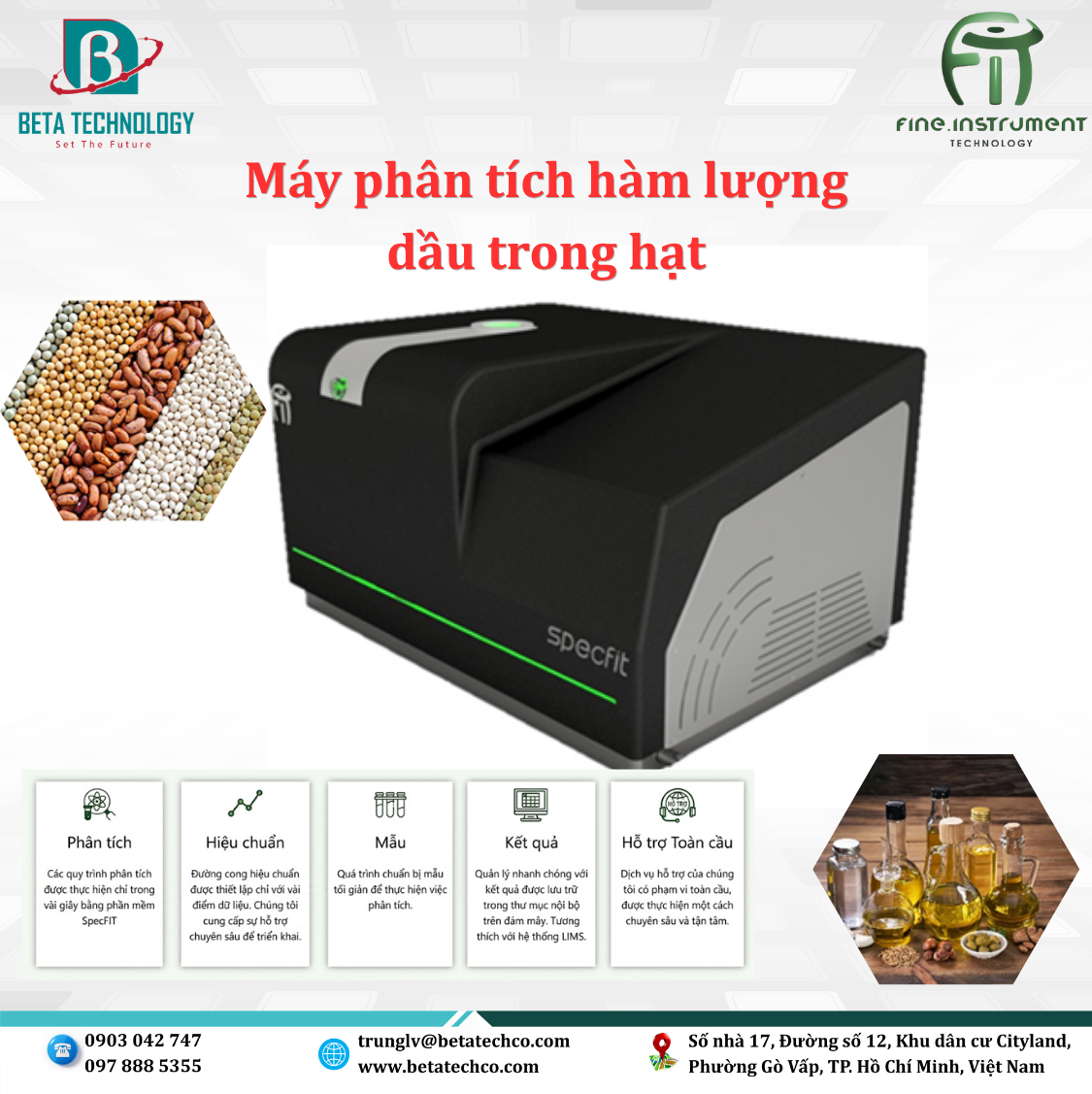 Máy phân tích hàm lượng dầu trong hạt