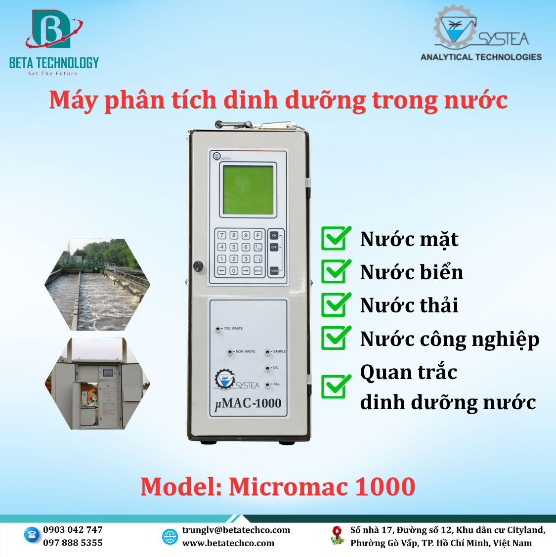 Máy phân tích dinh dưỡng trong nước