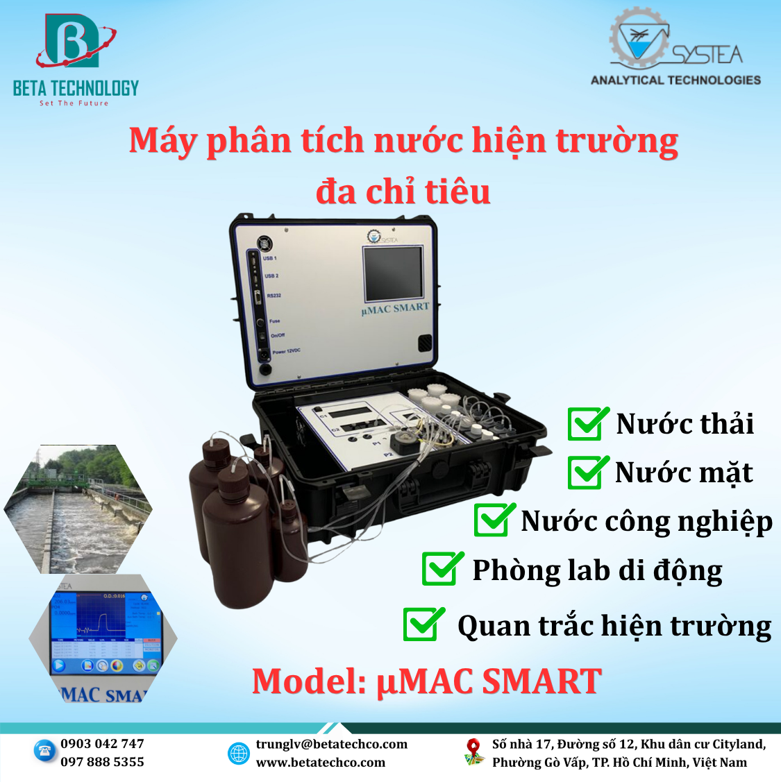Máy phân tích nước hiện trường